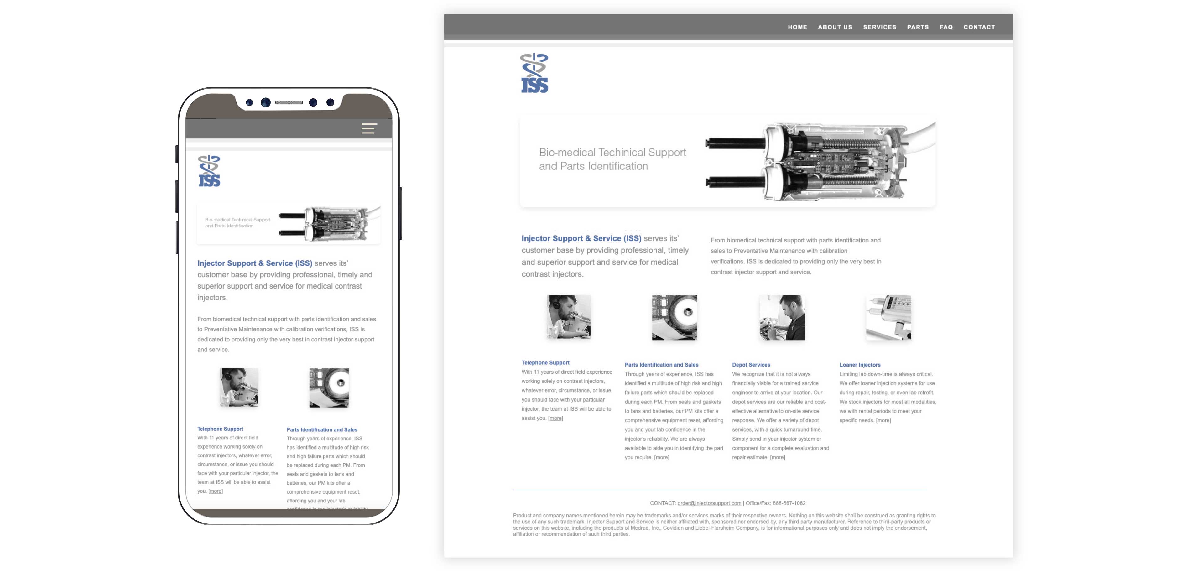 Injector Support and Service Website